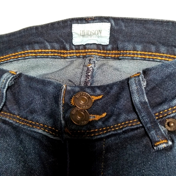 Hudson Jeans $209 Retail Collin Flap Skinny Ankle Jeans sz 27, PRICE REDUCED! - Picture 6 of 14